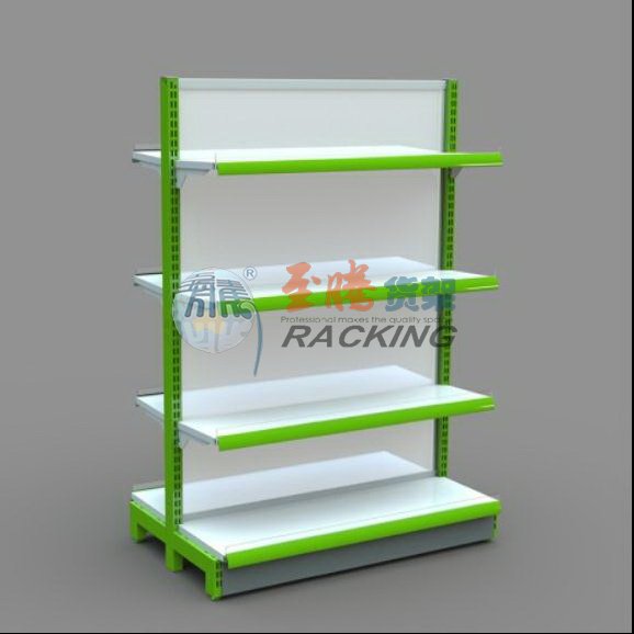 常規(guī)型有機(jī)背板式超市貨架