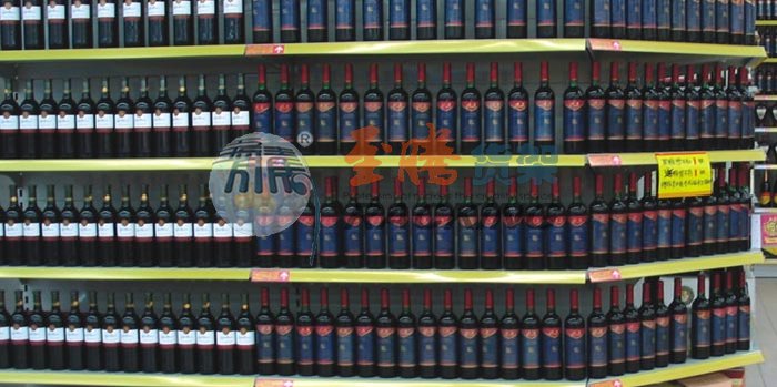 超市轉(zhuǎn)角貨架