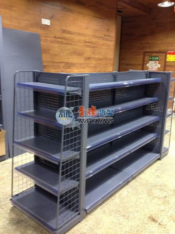 端頭帶側(cè)網(wǎng)超市貨架