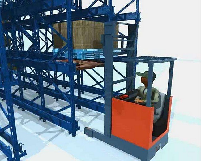 半自動(dòng)貨架